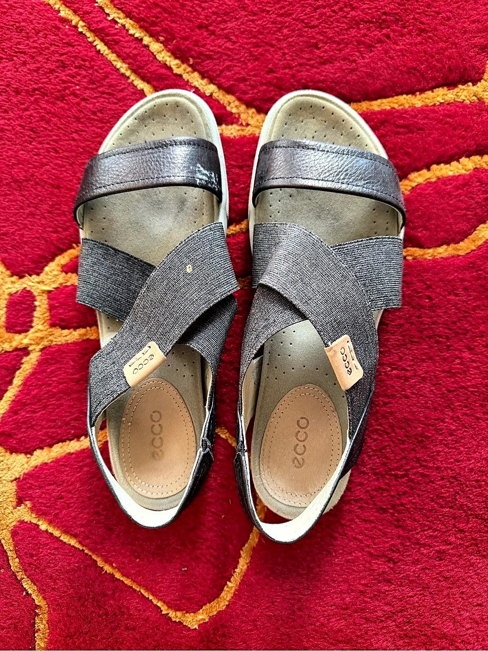 ECCO Flowt 2 Band Sandal Gray EU 39
